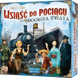 Wsiąść do Pociągu: Dookoła Świata, gra planoszowa, Rebel,