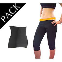 Saunaoster zestaw ze spodniami i paskiem dla kobiet,