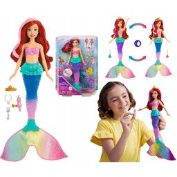 Disney Princess Mała Syrenka Ariel ruchomy ogon, zmieniająca