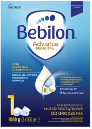 Bebilon Advance 1 Mleko początkowe od urodzenia, 1000
