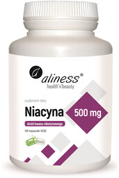 ALINESS Niacyna 500mg 100vegcaps