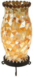 Näve Lampa stołowa Enya kremowo-brązowa
