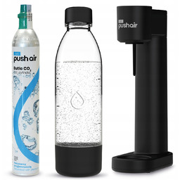 PushAir Saturator Do Wody Dafi Syfon Czarny Nabój