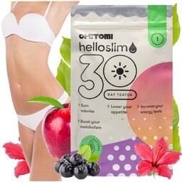 Herbata zielona ODCHUDZANIE odchudzająca OBNIŻA CHOLESTEROL Hello Slim