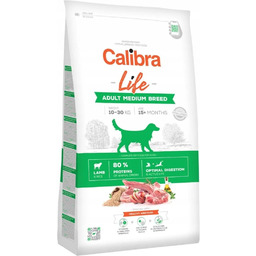Calibra Dog Life Adult Medium Lamb 12kg średnie
