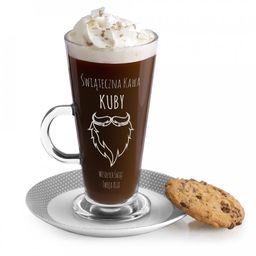 Szklanka do latte z grawerem dla brodacza