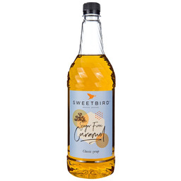 Syrop bezcukrowy SWEETBIRD Karmel, 1 l