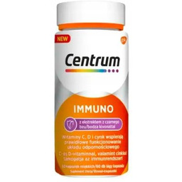 Centrum Immuno, Czarny Bez, Odporność, 60 Kaps.