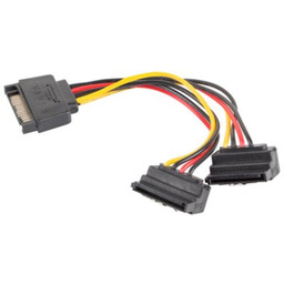 LANBERG Kabel 2x SATA - SATA CA-SASA-10CU-0015 0.15