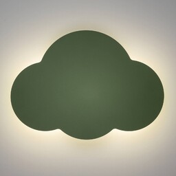 Kinkiet Cloud TK Lighting, możliwość ściemniania, zielony, salon