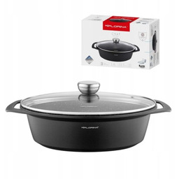 FLORINA Brytfanna aluminiowa Chef owalna 33,5x25x9,8 cm 3,8L