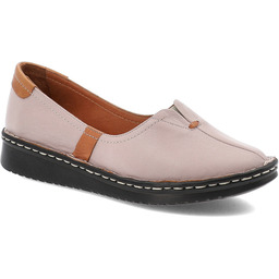 Artiker Brązowe Półbuty Skórzane Buty Damskie