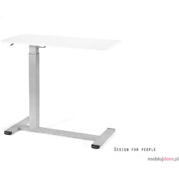 Regulowane biurko LAPTOP Unique Biały + szary