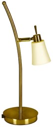 Candellux Retro lampa biurkowa Kroton 33-88942 stojąca biała