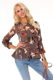 Bluzka Damska Aridanna Brown Merribel