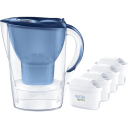 Dzbanek filtrujący BRITA Marella XL Niebieski + 4