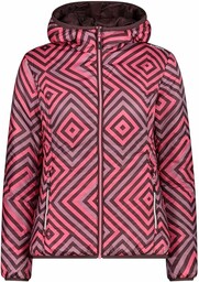 CMP - Odwracalna kurtka damska z kapturem, Plum-Fard-Pink