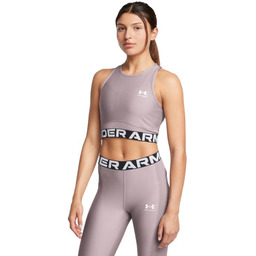 Under Armour Damski Tank Top HeatGear Rib Grey