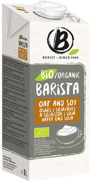 Berief Napój owsiano sojowy barista bez dodatku cukru