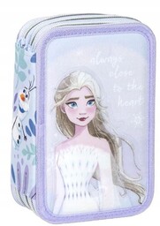 Kraina Lodu Potrójny piórnik z wyposażeniem Frozen 9074