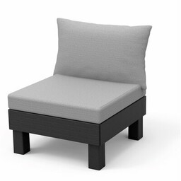 KETER Sofa ogrodowa 1 Elements 257366 Grafitowy