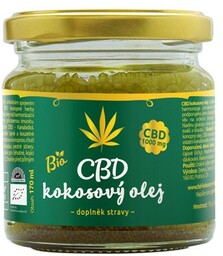 Olej kokosowy CBD 170 ml, Zelená Země
