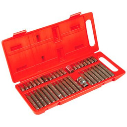 Końcówka wkrętakowa Spline, Torx, sześciokątne, zestaw 40 sztuk