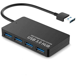 Tec-Digi Hub USB 3.0, 4-portowy ultra-cienki hub USB