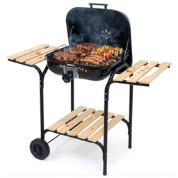 LUND Grill ogrodowy węglowy 99905 Zamykany, na kółkach,