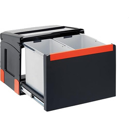 FRANKE Cube 50 32 l czarny prostokątny pojemnik