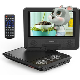 Odtwarzacz DVD Do Samochodu Przenośny Yoton 7,5" Obrotowy