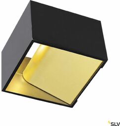 LOGS IN lampa ścienna czarna/złota LED 3000K