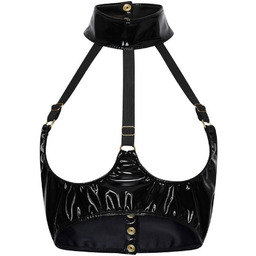 Otwarty biustonosz Heroic Halo Bra Black M Guilty