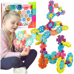 Klocki Konstrukcyjne Wafle Jeżyki 120 el