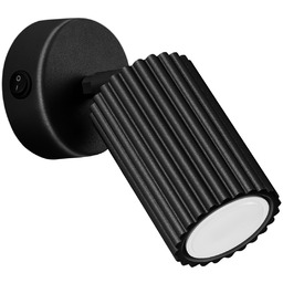 Karbon czarny z włącznikiem - Sollux Lighting -