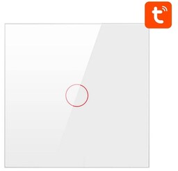 Avatto Dotykowy Włącznik Światła ZigBee ZTS02-EU-W1 Pojedynczy TUYA