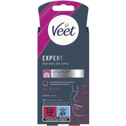 Veet, Plastry Do Depilacji Twarzy Z Masłem Shea