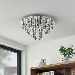 Lampa sufitowa Lindby Maram z akrylową zawieszką, okrągła