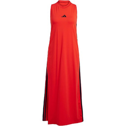 adidas Kobiety ESSENTIALS 3-STRIPES LONG RACERBACK DRESS, Pure