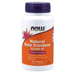 NOW Foods Naturalny Beta-karoten 7500 mcg 90 kaps