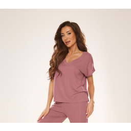 Bluzka Vendy 774 Jagodowa