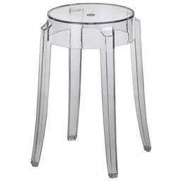 Elior Transparentny taboret okrągły - Sador