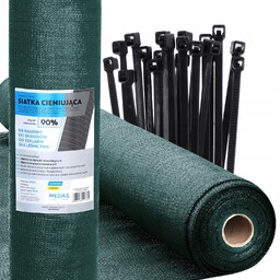 Siatka Cieniująca 1,2x25m Maskująca 90% Osłona Mata