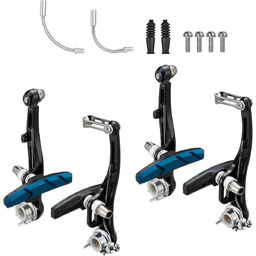 Hamulce rowerowe V-Brake zestaw przód tył klocki 55mm
