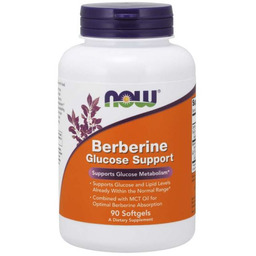 NOW Foods Berberyna Wsparcie metabolizmu glukozy 90 kaps
