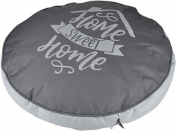 Poduszka okrągła Ø60cm Sweet Home szara