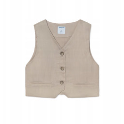 Kamizelka Mayoral 6355.71 garniturowa na guziki beżowa r.