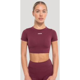 GymBeam Damski crop top Flow Wine