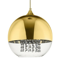 Maytoni Pojedyncza lampa wisząca Fermi P140-PL-170-1-G crystals złota