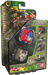 Battle Cubes Transformers Optimus Prime Vs Scourge zestaw